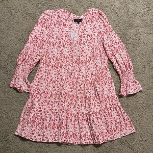 EUC Pomander Place (Tuckernuck) Kenzo dress, red floral, size L